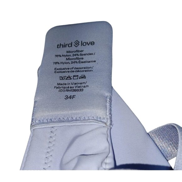 ThirdLove Bras Lot of 3 Size 34F Lace & Smooth T-Shirt Style Comfort Coverage - Picture 10 of 11